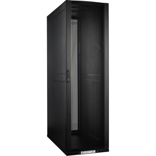 The DC series floor cabinet is intended for 19" equipment installed on two or four mounting rails. Has 1500kg load capacity.